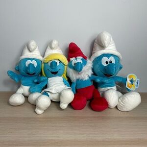 Smurfs Plush Toy Collection 5 Piece Bundle